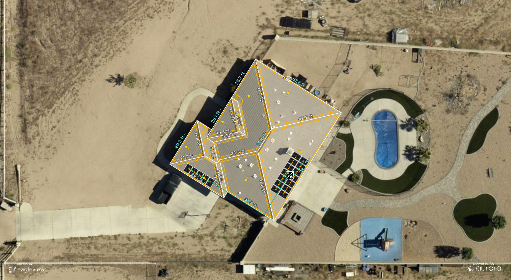 Preliminary design of your solar system at 8833 Cataba Rd, Hesperia, CA 92344